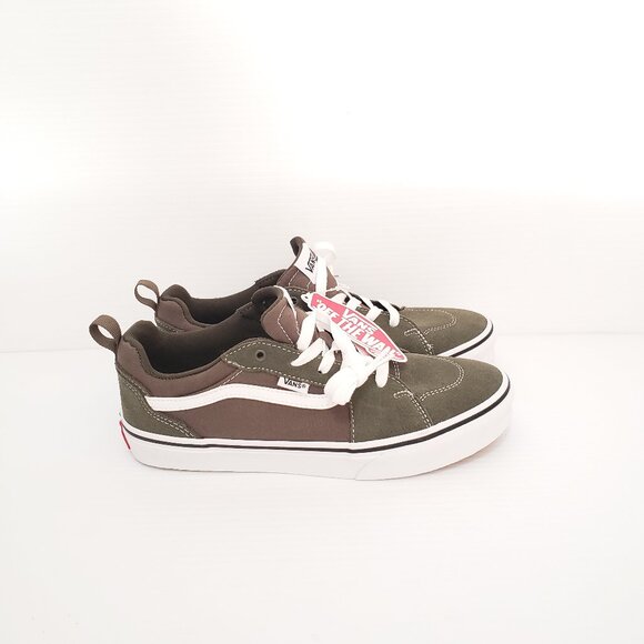 YOUTH'S VANS OFF THE WALL OLIVE GREEN OLD SKOOL SKATEBOARD SHOES - HAML14 - Picture 4 of 8